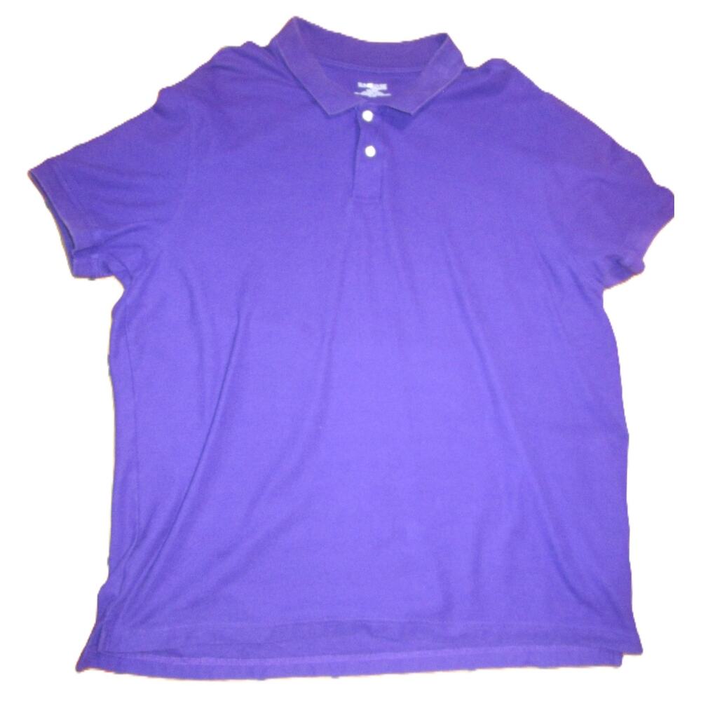 Sun River Men’s Purple Polo Shirt Size XXL Cotton Blend Preppy Golf Classic